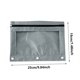 thumbnail image 3 of Estuche para lápices de malla de tres agujeros, gran capacidad, con cremallera, para carpeta, estuche transparente de capas para lápices, para la escuela, la oficina y el hogar, organizador de, 3 of 6