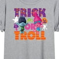 thumbnail image 3 of Trolls - Trick Or Troll Branch and Poppy - Women's Oversized T-Shirt, 3 of 5