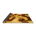 thumbnail image 2 of Ahgly Company Indoor Rectangle Abstract Yellow Modern Area Rugs, 2' x 3', 2 of 4