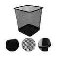 thumbnail image 4 of Bote De Basura Metalico Kishnell 27.5 x 22 x 22 cm color Negro, 4 of 5