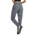 thumbnail image 5 of baleaf Women's Hiking Pants 29'' Convertible Zip-Off Pants with 6 Pockets Water Resistant Lightweight Quick Dry UPF 50+ Dark Gray M, 5 of 7