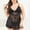 Black, variant on uublik Lingerie Set Women Valentine's Day Sleepwear Chemise Dress Lace Nighty Nightgowns Black XXXXL