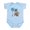 Sky Blue, variant on CafePress - Gnome Visited By The Dog Infant Bodysuit - Baby Light Bodysuit, Size Newborn - 24 Months