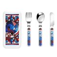 thumbnail image 4 of Juego de cuchillo tenedor y cuchara para niños del equipo Patriots Adecuado para diversas ocasiones, como Navidad, Halloween, reuniones familiares, comidas de jardín de infantes, picnics al aire, 4 of 6