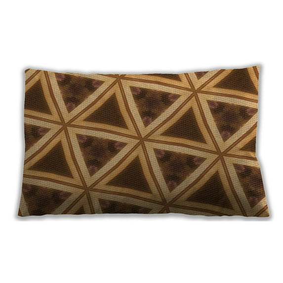 Ahgly Company Outdoor Rectangular Contemporary Lumbar Throw Pillow, 13 inch by 19 inch