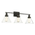 thumbnail image 2 of Drake 3-Light Bathroom Vanity Light in English Bronze, 2 of 5