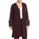 thumbnail image 1 of Vince Camuto suéter cárdigan con puños de piel sintética para mujer, rojo, 3X, 1 of 1