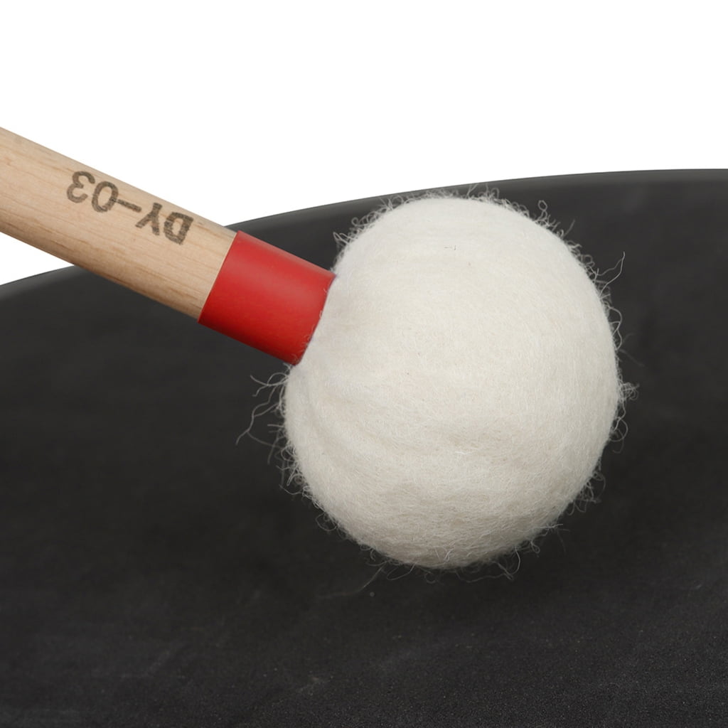WINDLAND 1 Pair Timpani Drum Stick Soft Felt Drumsticks Marchings Snares Drum Stick