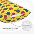 thumbnail image 5 of Fotbe Colorful Ping Pong Pillow Cases - Envelope Closure - Luxury, Extra Soft, Cooling Pillow Covers - Wrinkle, Fade, Stain Resistant-14"x20", 5 of 8
