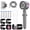 Gray and Magenta, variant on Ion Drops Shower Head, High Pressure Shower Head and Hose Set with 4 Filters, 59‘’ Hose & Bracket, 4 Spray Modes & Pause Switch, Ion Drops Filtered Showerhead with Handheld, Gray