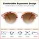 thumbnail image 2 of Gafas de sol CARFIA Small Acetate Polarized para mujer UV400, 2 of 5