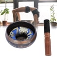 thumbnail image 3 of M Buder Cuenco Tibetano de Meditación Hecho a Mano Set de Cuenco de Sonido de Buda con Palo y Cojín para Yoga, Terapia de Sonido y Sanación de Chakras (8.5 cm / 3.3 inches) 1 Paquete, 3 of 9