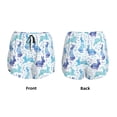 thumbnail image 4 of Disketp Rabbit2 Print Women's Shorts Workout Shorts for Athletic Gym Running Shorts with Phone Pockets X-Large, 4 of 8