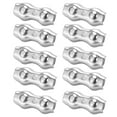 thumbnail image 2 of 10Pcs Steel Wire Rope Chuck Lock 304 Stainless M3 Double Clip Clamp for Industrial Mechanism, 2 of 14