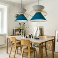thumbnail image 4 of Arturesthome Water Lake Blue Fabric Ceiling Lamp Nordic Chandelier Basket Light Fixture, 4 of 11