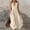 c01Beige, variant on Cotton Linen Dresses for Women Fashion Summer Sleeveless Button Down Maxi Dresses Lapel V Neck Lightweight Dress White L
