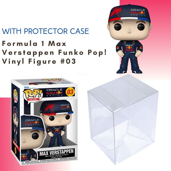 Formula 1 Max Verstappen Funko Pop! Vinyl Figure #03 with Protector Case