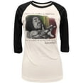 thumbnail image 1 of Bob Marley - Quotes Juniors Raglan, 1 of 1