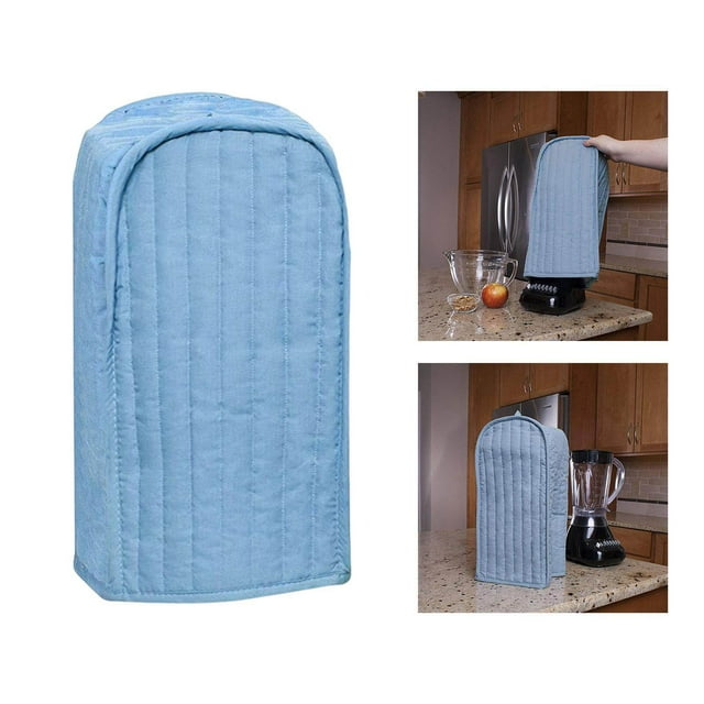kurtrusly Mixer Blender Cover Keep Protector Anti Fingerprint Stain Resistant Protective for Kitchen Home blue