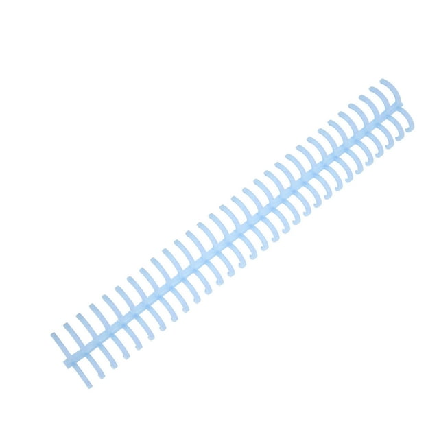 Spiral Binding Coil, Sheet Binding Comb Plastic 130 Sheets Capacity 30 Holes For Page Light Blue