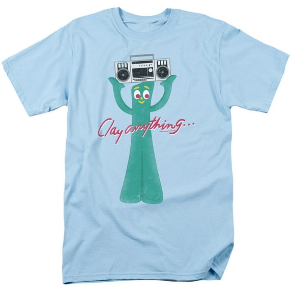 Gumby Men's Clay Anything T-shirt Blue