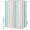 Coral Teal, variant on Shower Curtains for Bathroom, Teal Blue Stripe Waterproof Fabric Shower Curtain, Ombre Geometric Aqua Vertical Striped Decorative Bathroom Curtain for Bathtub, 72"x72", No Hooks Included