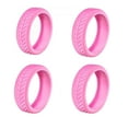 thumbnail image 1 of 1/4/8 Pcs Housse en Silicone pour Roues de Valise, Housse de Protection pour Roues de Valise, Garde-Roues, Accessoires pour Bagage Cabine, Housse de Roues pour Réduire le Bruit, Rose, 4 Pcs, 1 of 6