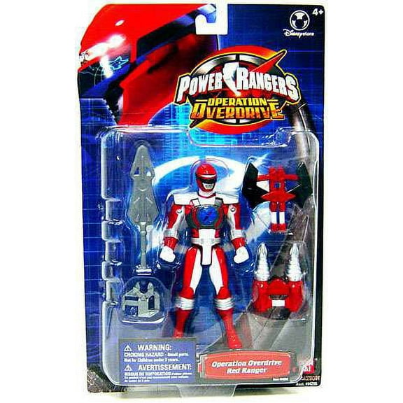 Power Rangers Operation Overdrive Exclusive Action Figure Operation Overdrive Red Ranger (Metallic Chest)