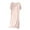 Beige, variant on Fjofpr Sleepwear for Women Women's Round Neck Short Sleeve Solid Color Chest Cushion Loose Comfortable Home Sleeping Dress