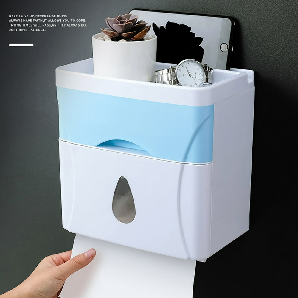 Bathroom Waterproof Toilet Paper Roll Holder Storage Holder