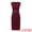 Red, variant on Women's Midi Sleeveless Dress V-Neck Work Sheath Dresses with Belt 2XL Black