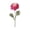 Hot Pink, variant on Cadancy Artificial Ranunculus Flower Bloom Realistic Silk Floral Pick with Leaves Home Decor Vase Arrangement Wedding Bouquet Centerpiece Craft Decoration