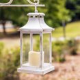 thumbnail image 3 of LED Decorative Lanterns - Set of 3 - Kate Aspen Vintage Rustic Home Décor Lantern Tabel Centerpiece for Wedding, Bridal Shower, Anniversary Party - White/Ivory, 3 of 6