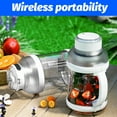 thumbnail image 4 of Sport Portable Blender 68oz USB Rechargeable Travel Juice Blender for Shakes and Smoothies 18000RPM BPA-Free Personal-Size Cordless Big Belly Bottle with 6 Blades for Kitchen Home Gym, 4 of 9