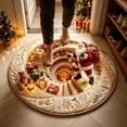 thumbnail image 4 of Dalxymotic Christmas Area Rug, 24 Inch 3D Illusion Holiday Doormat, Christmas Decorations Indoor Outdoor, Soft NonSlip Decorative Floor Mat for Living Room, Bedroom, Tree Base, 4 of 5
