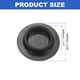 thumbnail image 2 of Tapón de desagüe para bañera de 1.57", tapón universal de goma para fregadero, plateado, 2 of 6
