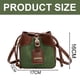 thumbnail image 2 of Bolso de hombro estilo retro clásico tipo billetera de piel sintética, adecuado para damas, color verde, 2 of 5