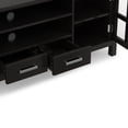 thumbnail image 5 of Simpli Kitchener 60" Wide Wood TV Media Stand For TVs upto 65" in Hickory Brown, 5 of 11