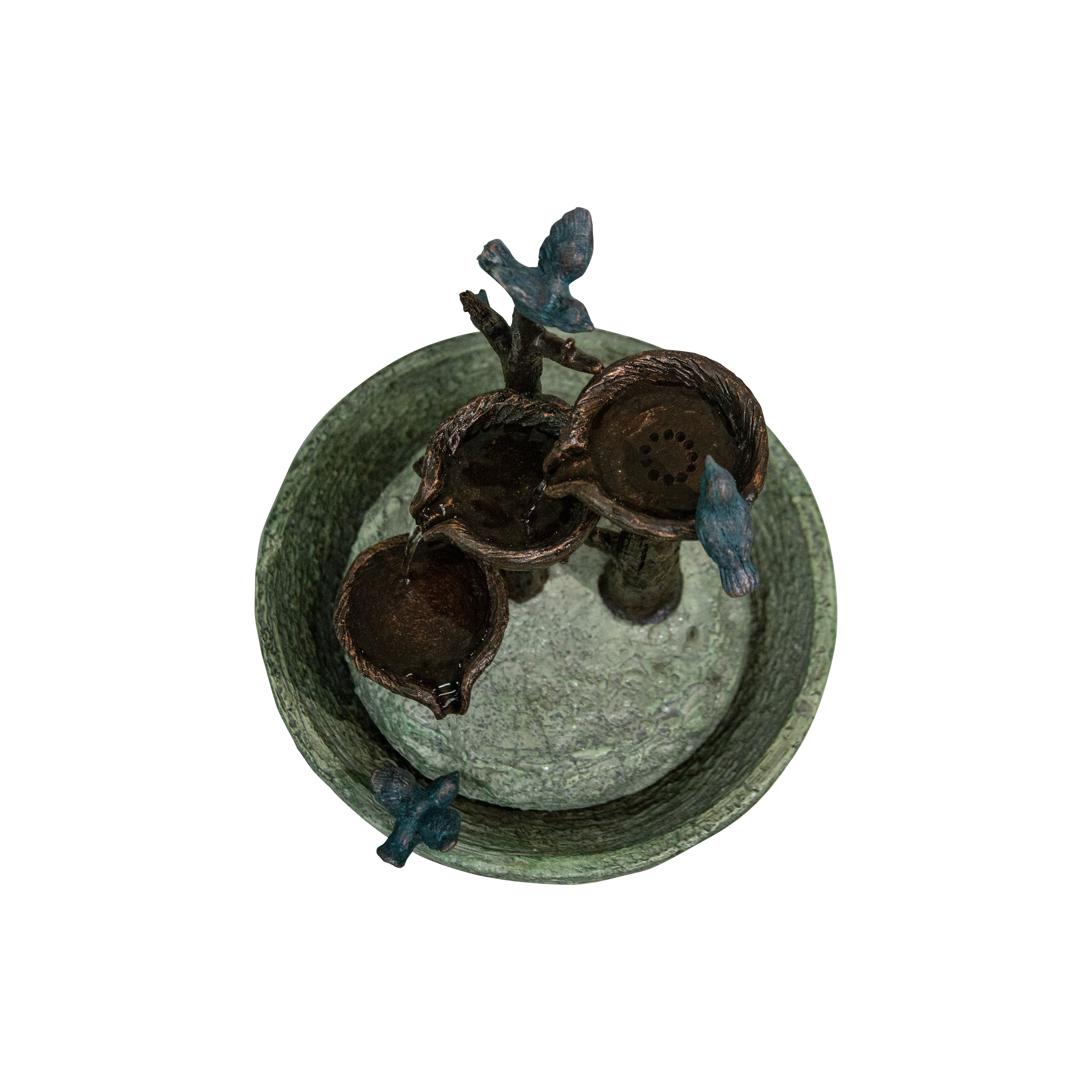 Birds Playing Fountain Indoor For Tabletop Décor - Walmart.com