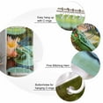 thumbnail image 3 of Summer Lotus Shower Curtain, 60" x 72", Flowers Frogs Dragonflies Animal Waterproof Bathroom Curtain Washable Shower Curtain Set with 12 Hooks, 3 of 6