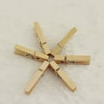 thumbnail image 4 of Wood Clothespins With Spring, 50 PACK Wooden Clip Laundry Clothes Pegs Photo Clips Pins, 4 of 6