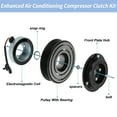thumbnail image 4 of Kit de embrague del compresor de aire acondicionado para Nissan NV200 2013-2021 para Chevrolet City Express 2015-2018 Embrague del compresor de aire acondicionado para DKS17D No.19317012/92600JN30B, 4 of 8