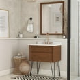 thumbnail image 4 of DHP Tribecca 30 Inch Floating Wall Mounted Bathroom Vanity, Chocolate Spice, 4 of 9