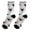 White 1, variant on Mosey 1 Pair Mid-calf Socks Korean Heart Embroidery Kawaii Hip Hop Color Matching Anti-slip Soft No Odor Sweat Absorption Lady Four Seasons Sports Socks