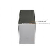 Cooler Master MCB-NR200-WNNN-S00 MasterBox NR200 Mini-Tower Computer Case - Mesh, Plastic, Steel - White