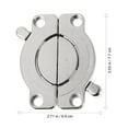 thumbnail image 2 of ELAYARD Practical Board Hardware Connector Dining Table Buckle Zinc Alloy Sturdy Smooth Surface, 2 of 6