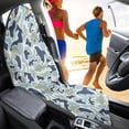 thumbnail image 4 of XYZCANDO Fish Camo Front Car Seat Cover - Waterproof Sweat-Absorbent Protector | Universal Fit for Cars, Trucks, SUVs & Vans - Non-Slip, Quick-Dry Microfiber, 4 of 9