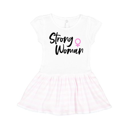

Inktastic Strong Women With Venus Symbol Gift Toddler Girl Dress