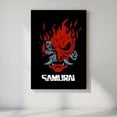 thumbnail image 3 of Cyberpunk 2077 Poster Samurai Logo Poster Gaming/ Game Poster Poster Size 24''x36'' The Golden Shop, 3 of 5