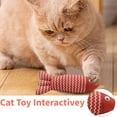 thumbnail image 2 of Pet Toy Box Cat Toy Fish, Catnip Toy Stuffed Cotton Fish Toy, Fun Cat Sackcloth Fish To Chew Chew Teeth Catnip Cat Cloth Fish, 2 of 3